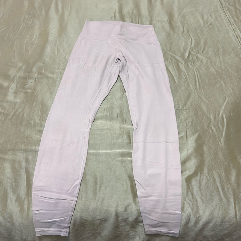 Light pink align leggings 28”